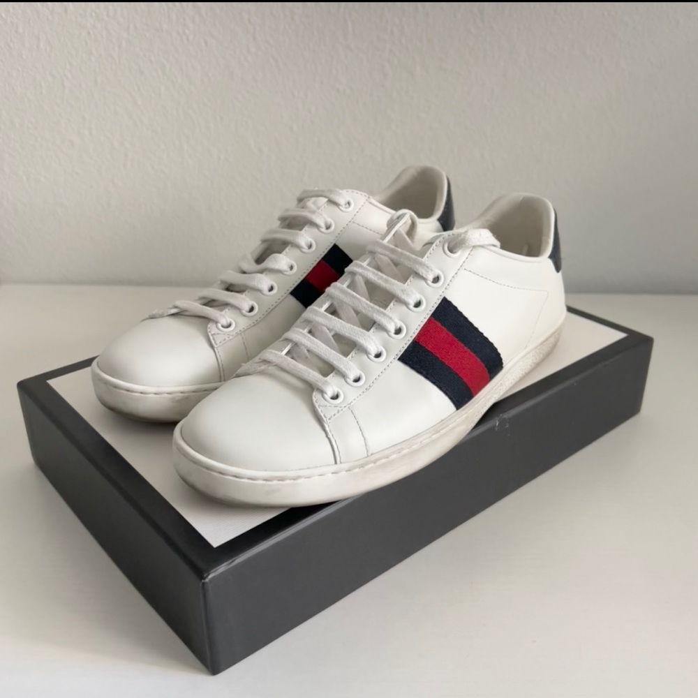 Gucci Ace Leather Sneakers
